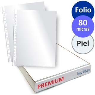 Fundas plastico multitaladro Folio, Q-connect
