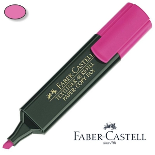 Rotulador Fluorescente Faber-Castell Textliner 48 Rosa  1548-28
