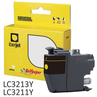 Cartucho Compatible Brother LC3213Y, Iberjet