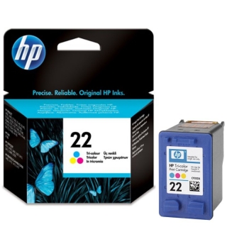 Cartucho tinta HP 22, Hp