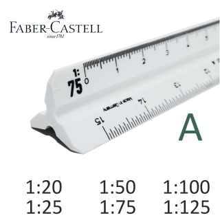 Escalimetro Faber 155-A escalas, Faber-castell