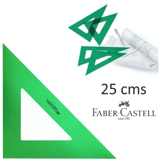 Escuadra Faber-Castell verde sin, Faber-castell