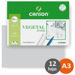 Papel Vegetal Din A3, Canson
