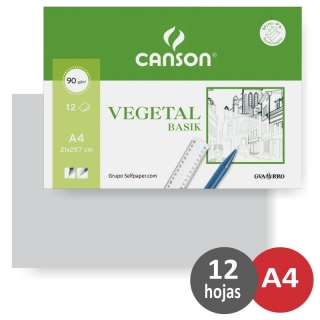 Papel Vegetal Din A4, Canson